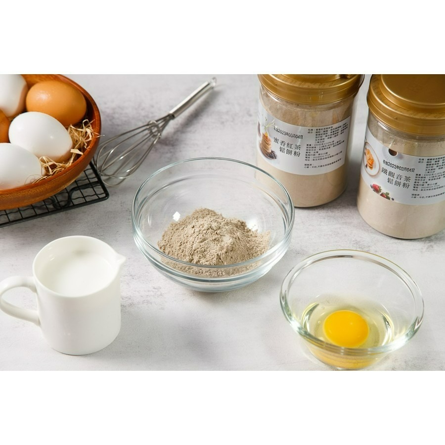 蜜香紅茶/鐵觀音茶鬆餅粉(450公克/瓶)任選-細節圖6