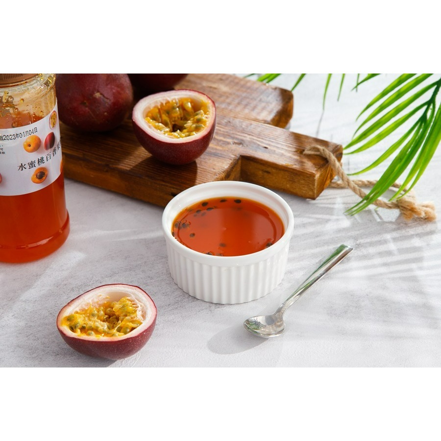 水蜜桃百香果蜜(600g/瓶)-細節圖2