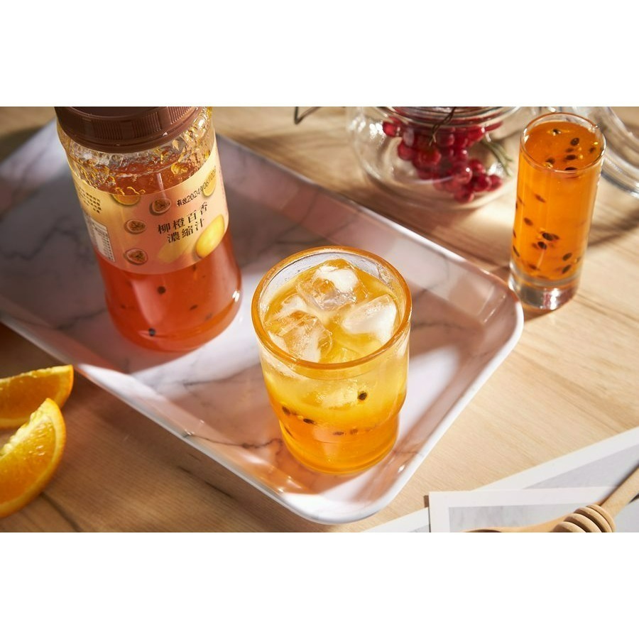 柳橙百香濃縮汁(600g/瓶)-細節圖3