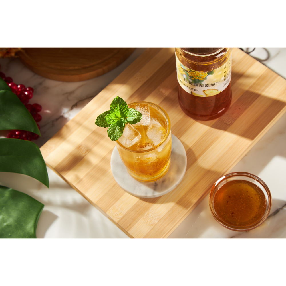 桂花鳳梨濃縮汁(600g/瓶)-細節圖6