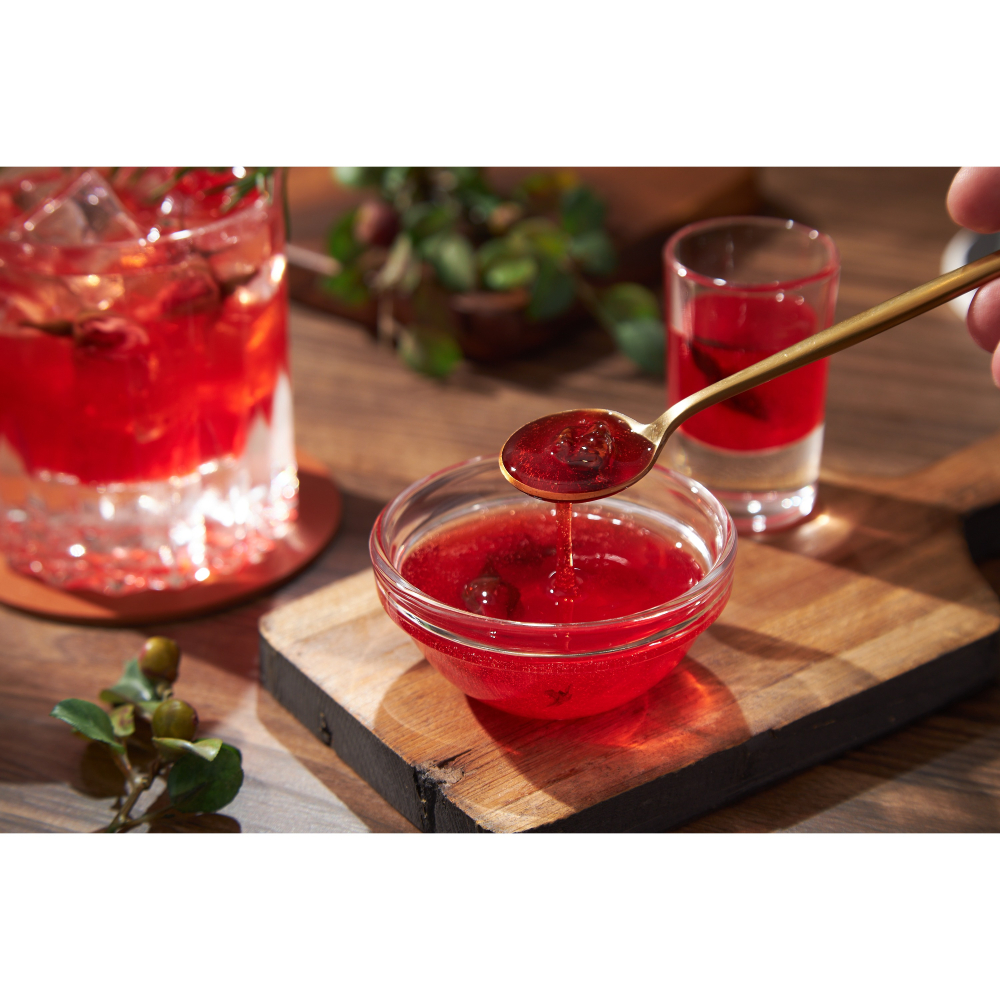 玫瑰蜜桃釀(600g/瓶)清爽不膩!!-細節圖2