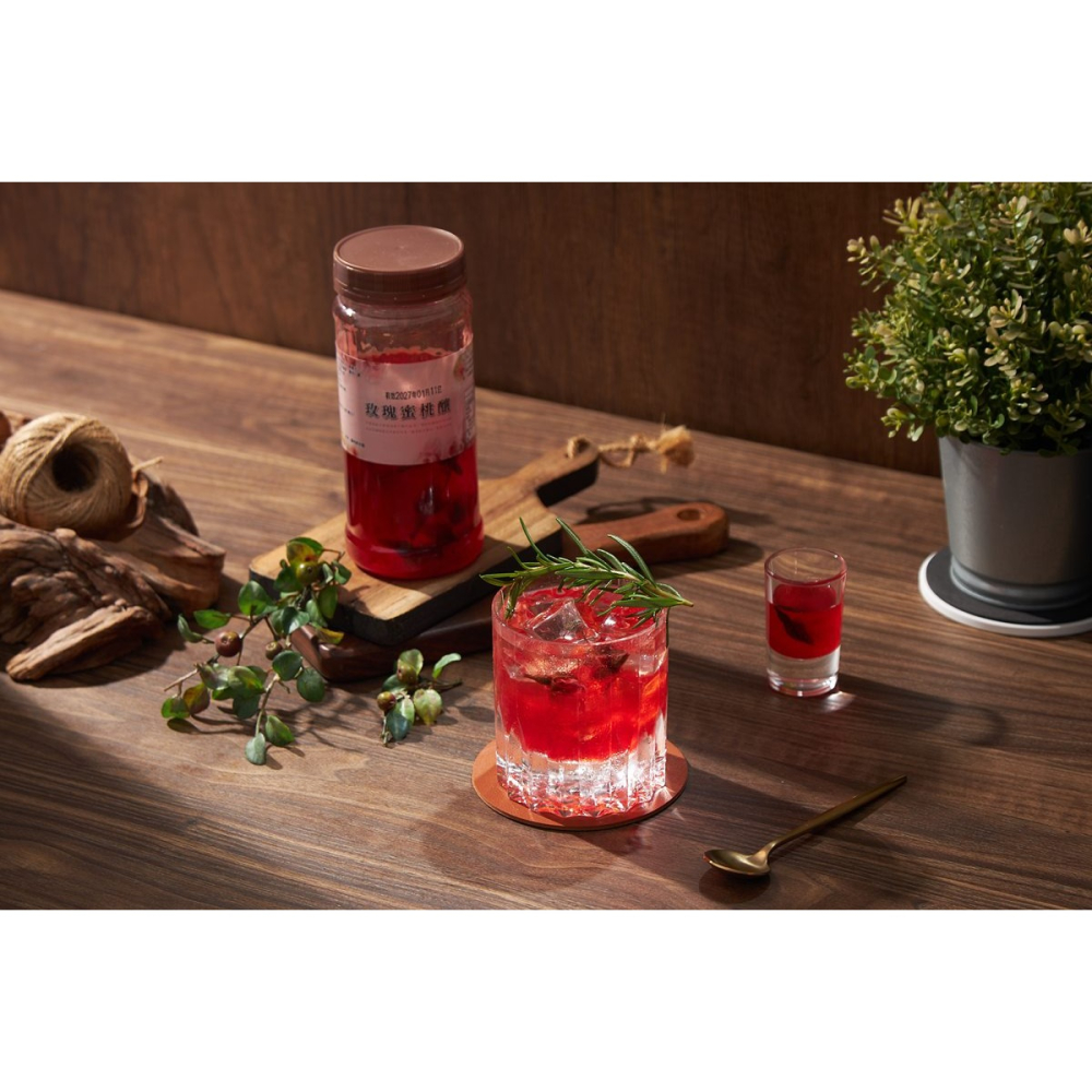 玫瑰蜜桃釀(600g/瓶)清爽不膩!!-細節圖6