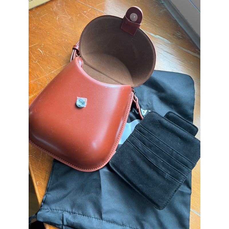 Kangol馬鞍包 硬殼側背包-細節圖2