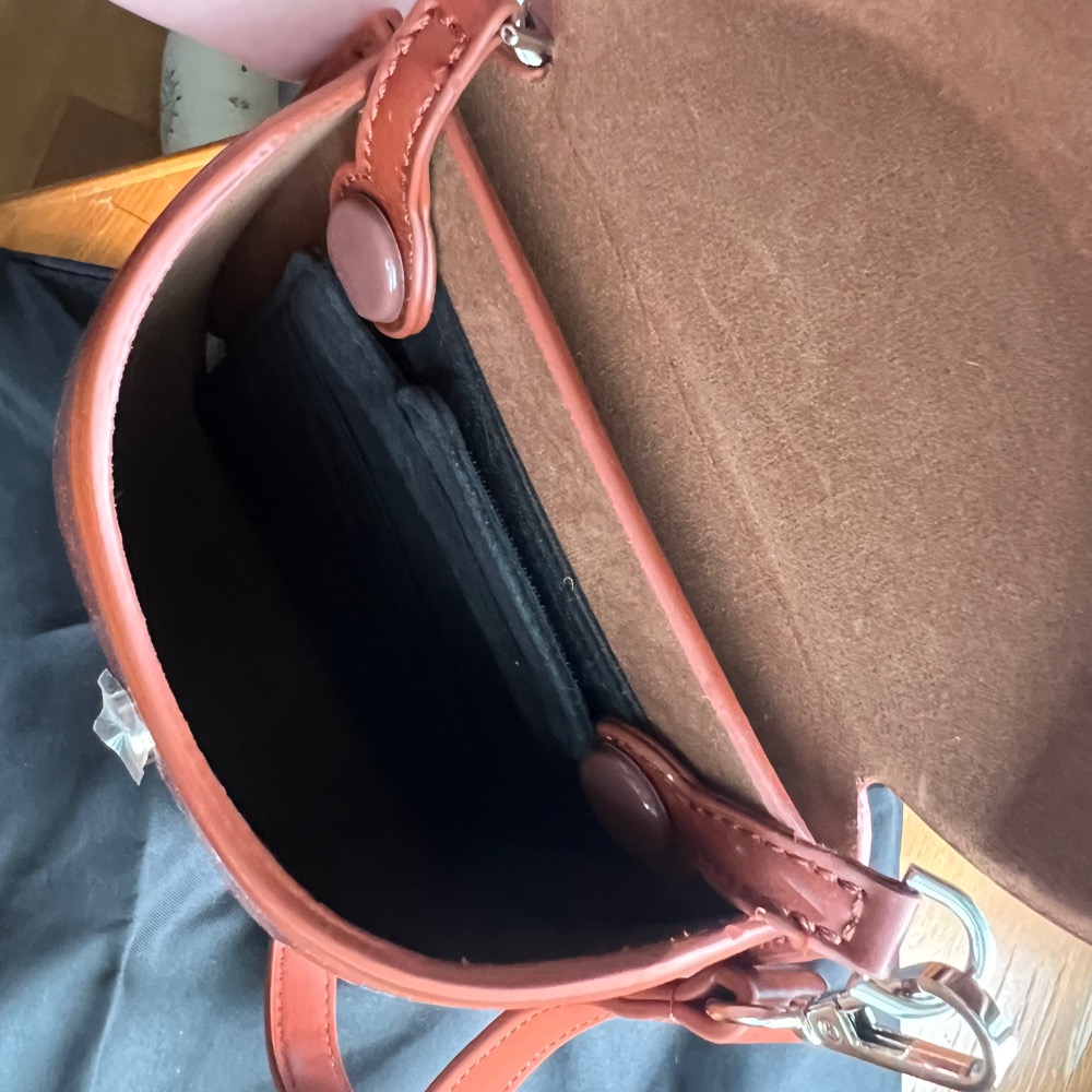 Kangol馬鞍包 硬殼側背包-細節圖3