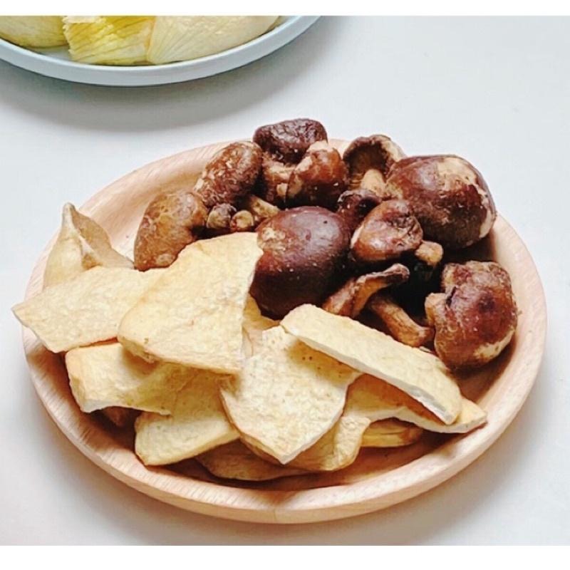 ［綜合菇脆片］160公克 隨身包 香菇粒+秀珍菇+杏鮑菇-細節圖2