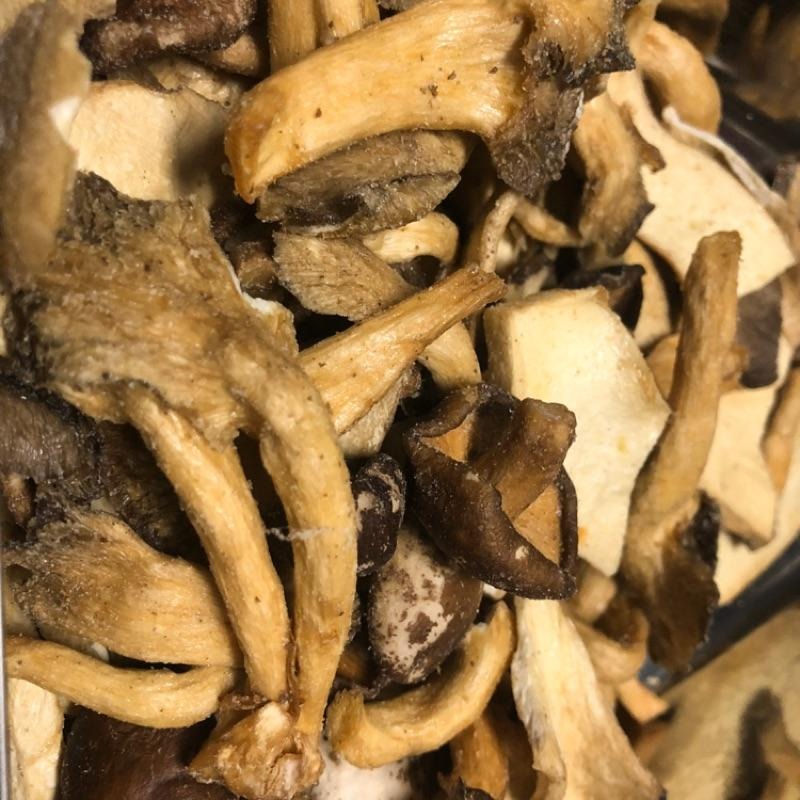 ［綜合菇脆片］160公克 隨身包 香菇粒+秀珍菇+杏鮑菇-細節圖3