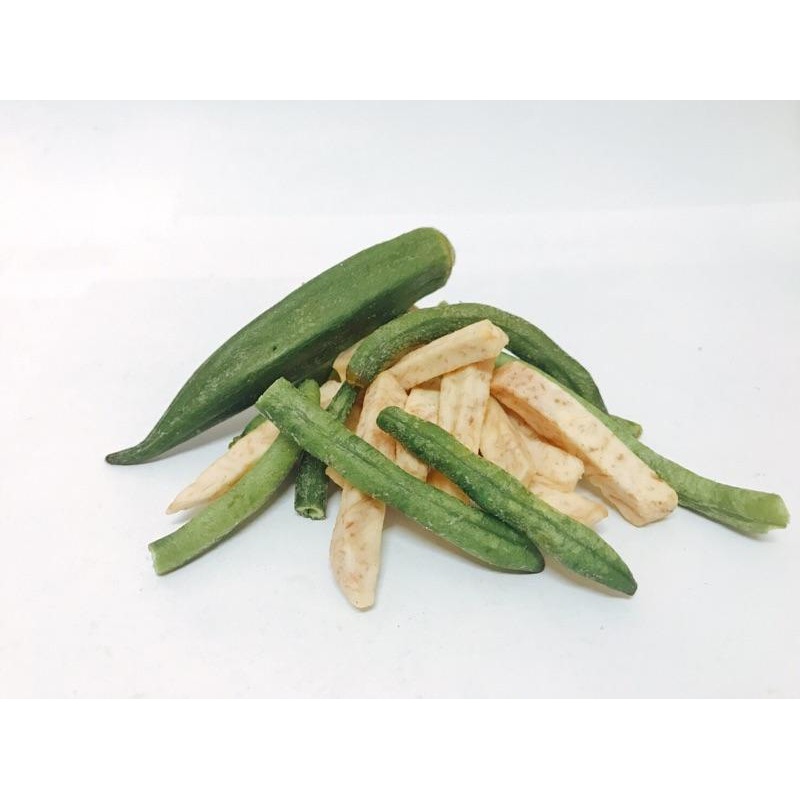 [全館最低價］綜合蔬果餅乾200公克，超商取貨，蔬果脆片 蘋果 香蕉 黃秋葵 芋頭 地瓜 敏豆 水果乾香菇脆片-細節圖3