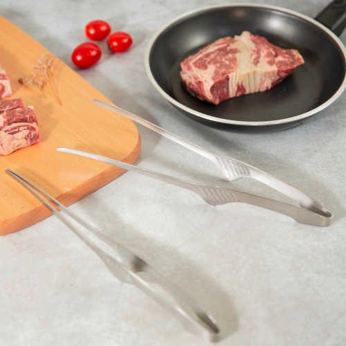 UdiLife 生活大師 樂司 304不鏽鋼立式尖口夾 SGS檢驗合格 料理夾 烤肉夾 沙拉夾 食品夾