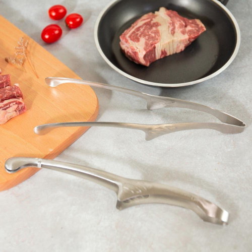 UdiLife 生活大師 樂司 304不鏽鋼立式圓口夾 SGS檢驗合格 料理夾 烤肉夾 沙拉夾 食品夾
