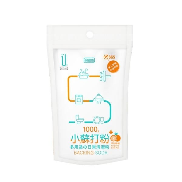 UdiLife 生活大師 小蘇打+柑橘清潔粉1000g-細節圖2