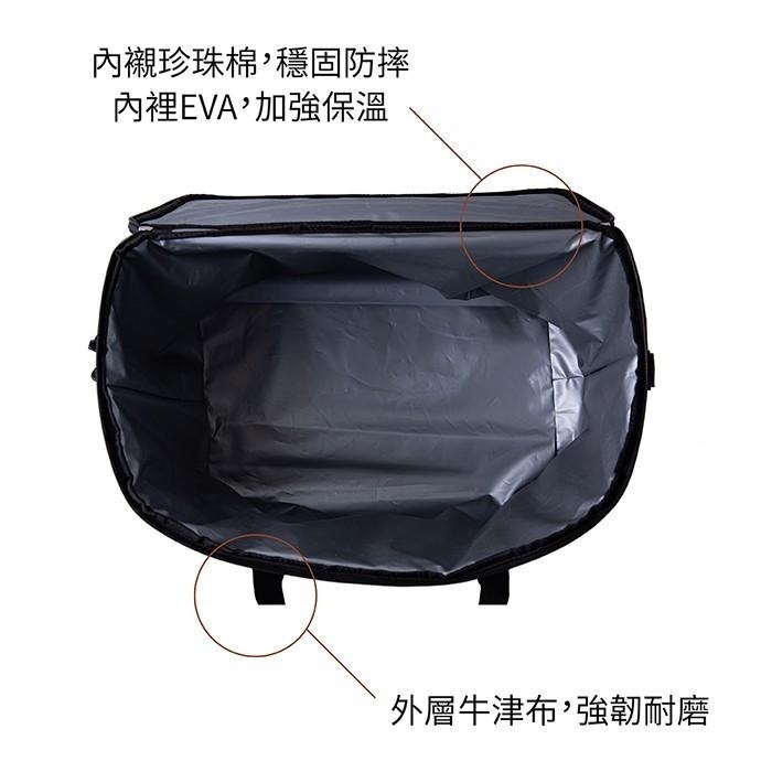 黑潮 保溫保冷袋 33公升 超大容量  保冰袋 保溫袋 保鮮 野餐袋 提式 側背式 PEVA-細節圖3