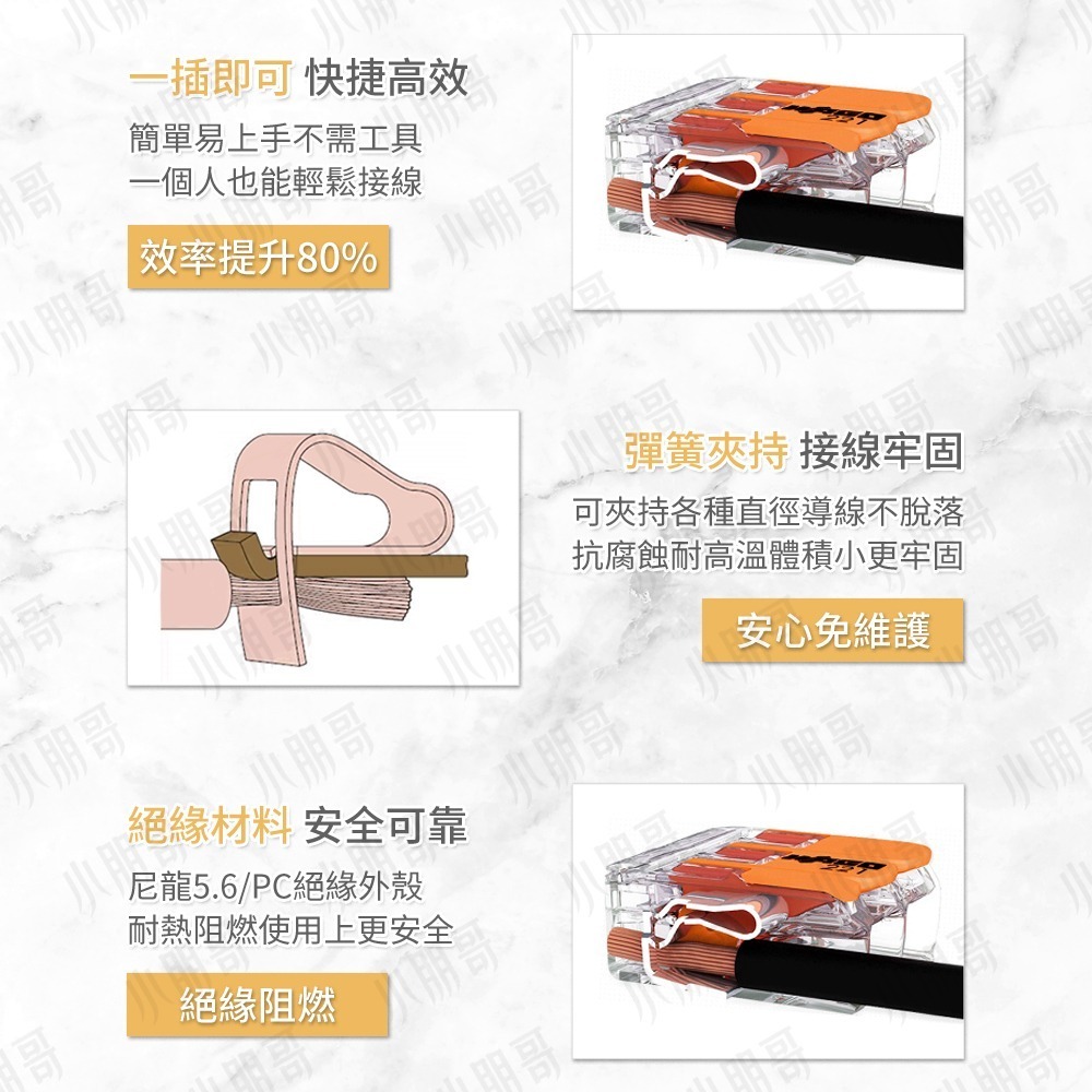 WAGO 電線連接器 【德國進口】 221-412 萬用接頭 接線器 接線端子 快速接頭 電線連接 導線連接器 小朋哥-細節圖2