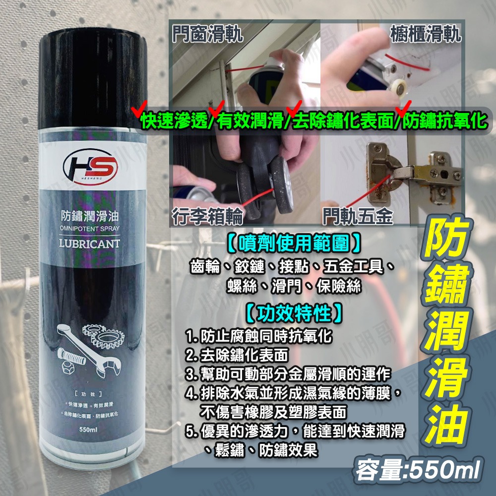 防鏽潤滑油 防鏽 防鏽漆 除鏽劑 拉門軌道 防鏽油 滑軌 齒輪 除鏽 除銹 滑軌門 行李箱輪 保險絲 小朋哥-細節圖2
