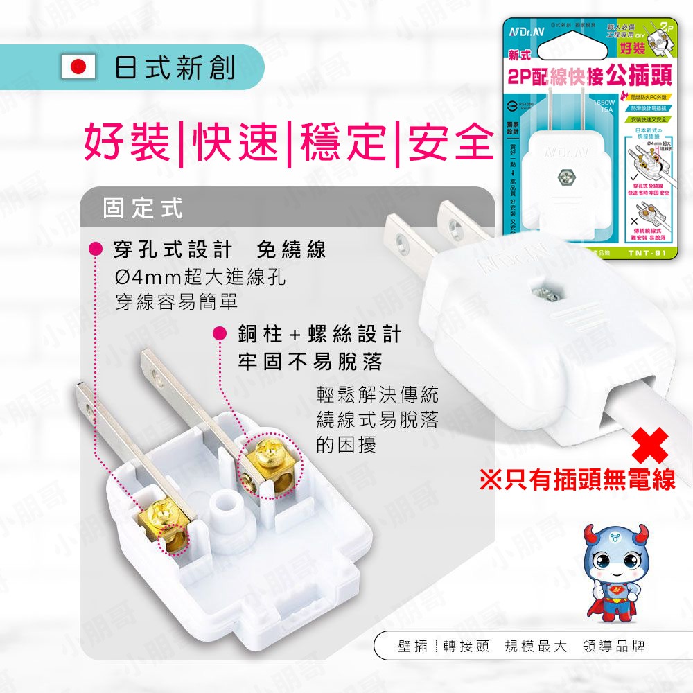 新式2P配線快接公插頭 母插頭 旋轉插頭 公插頭 插座 安全插頭 冷氣 冷氣插頭-規格圖7