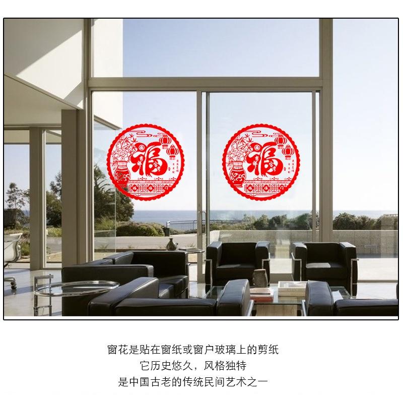 🇹🇼*辰軒百貨*現貨*2023兔年福字窗靜電貼30cm-細節圖3