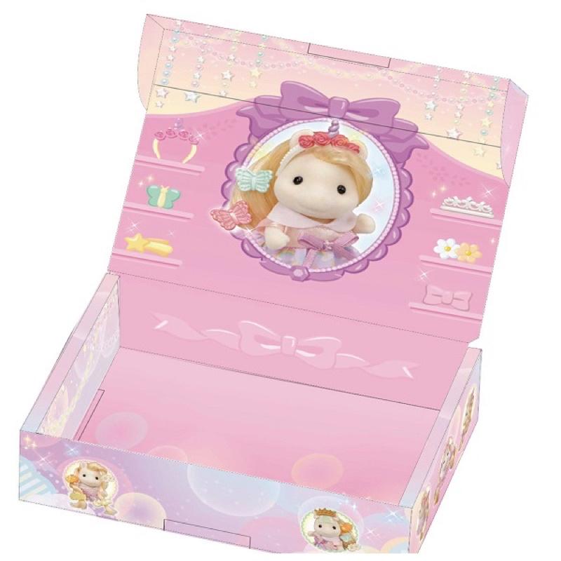 全新 正版 森林家族 美髮沙龍小馬 收納盒 紙箱 紙盒-細節圖2