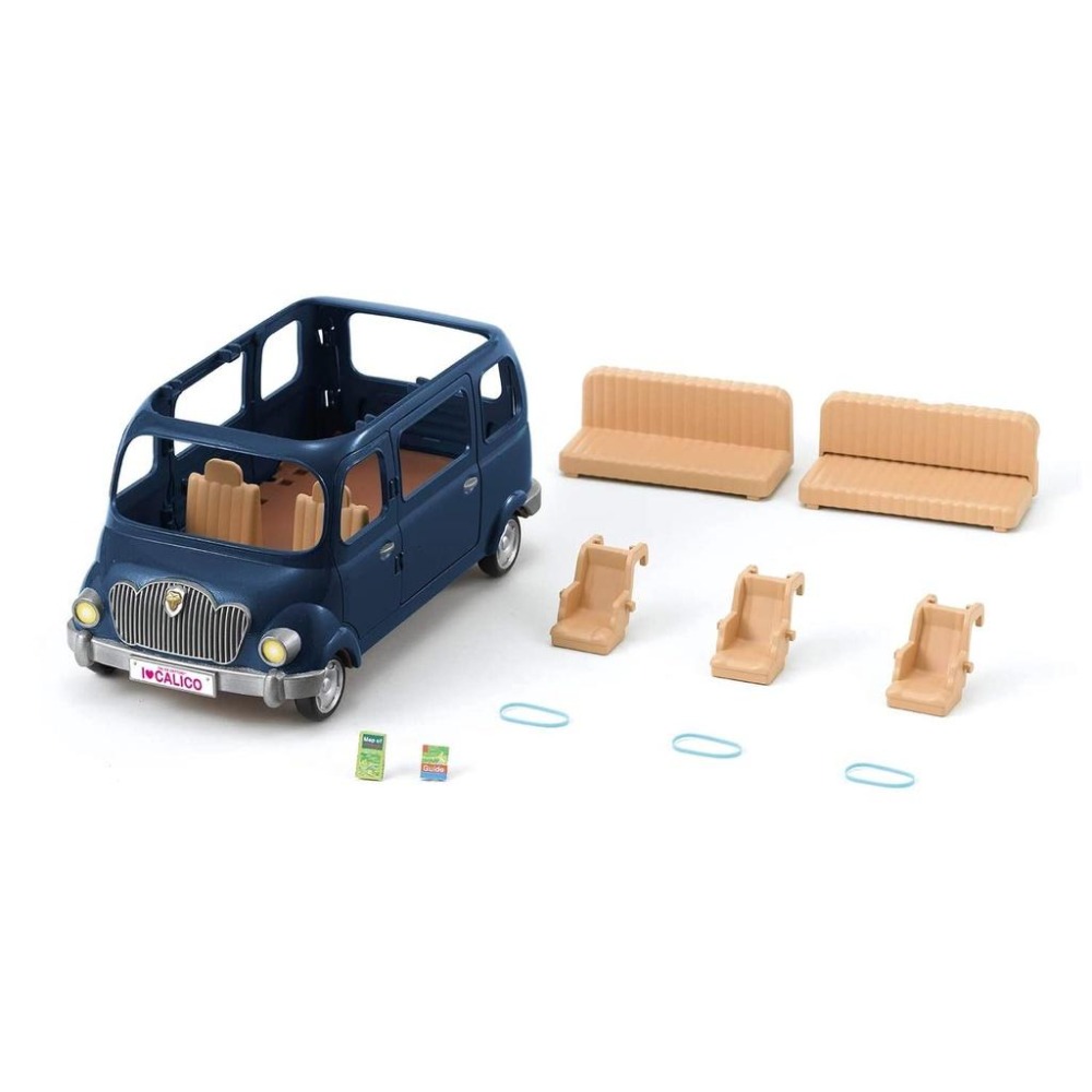 全新 正版 日版 森林家族 七人座休旅車 藍色休旅車 休旅車-細節圖3