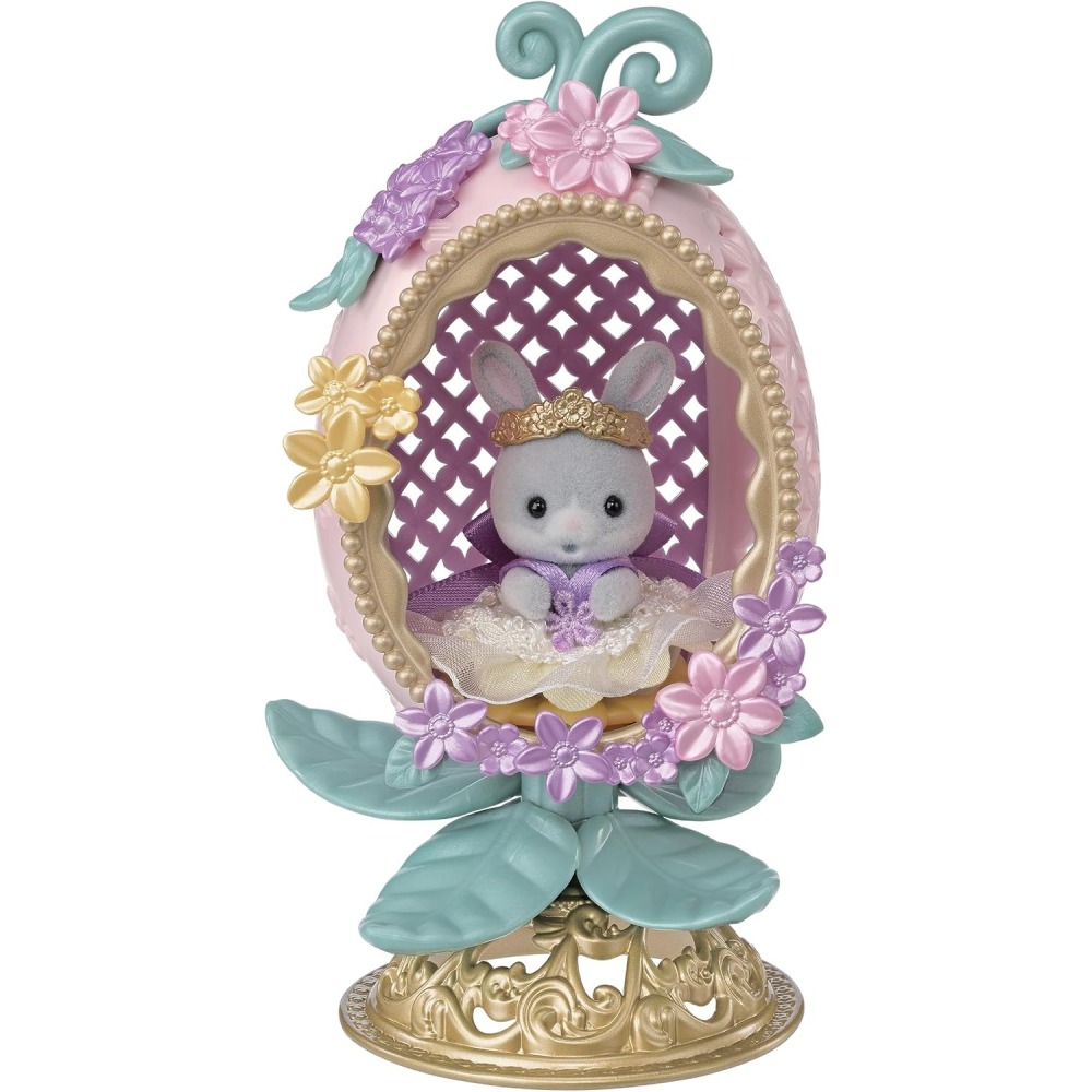 全新 正版 森林家族 棉花兔 花卉復活節彩蛋-細節圖2