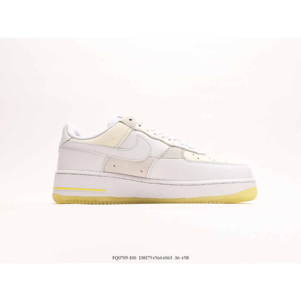 耐克Nk Air Force 1＇07 Low 縫線拼接 空軍一號低幫休閒板鞋-細節圖2