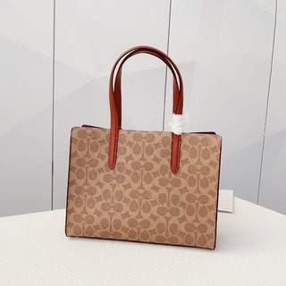 CK457..C家人造革配牛皮革，内置多功能袋，中央拉链隔层-細節圖3