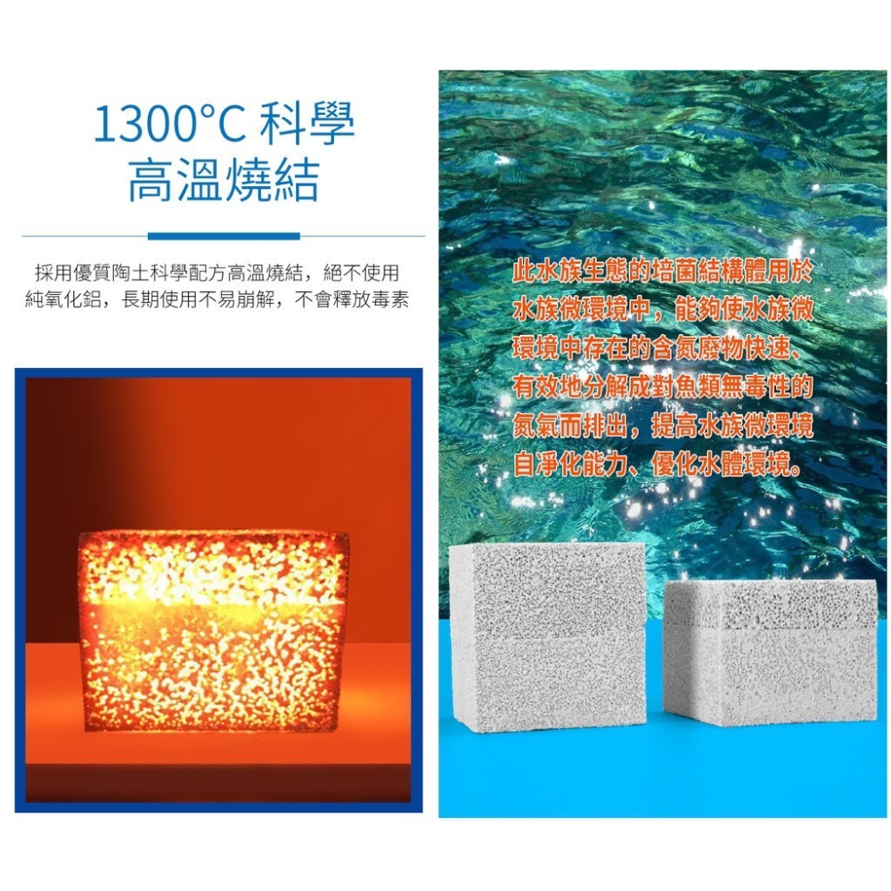 【洪洋水族】🔥GAE洪洋魔快氣密磚 台灣出貨🔥雙層培菌設計 建立硝化&反硝化系統 營造自然生態 厭氧菌 消NO3-細節圖6
