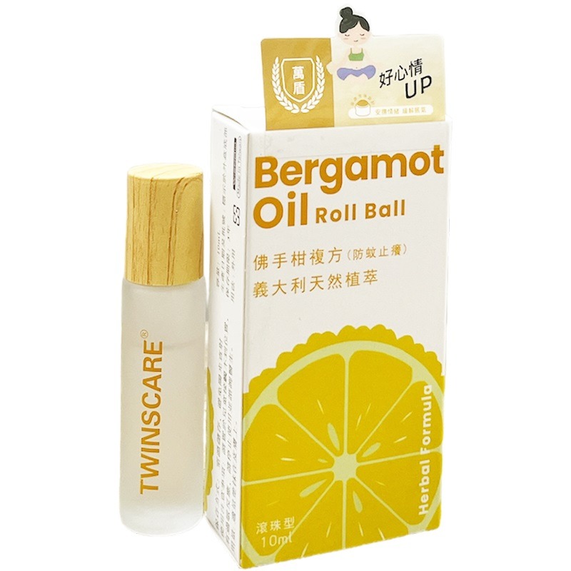 TWINSCARE 複方精油 10ml/滾珠型（3種選擇：佛手柑、歐薄荷酷涼、檸檬尤加利）-細節圖2