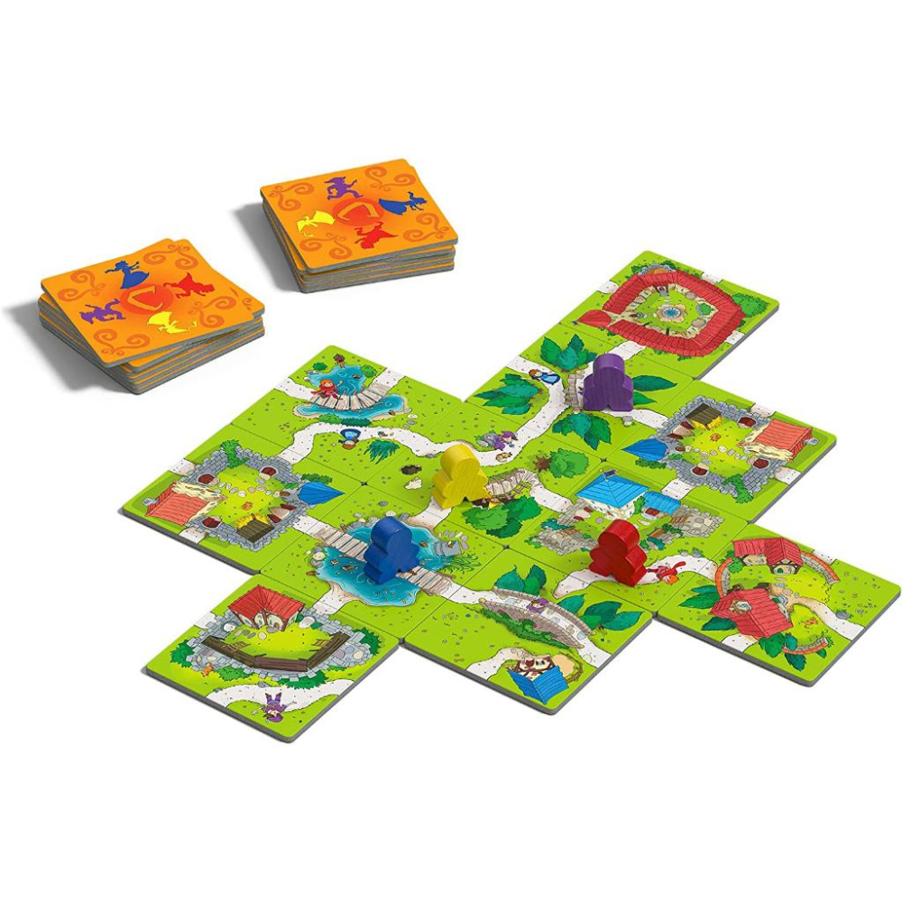 [全新現貨]正版桌遊 美國  My First Carcassonne 卡卡頌兒童版 英文版-細節圖4