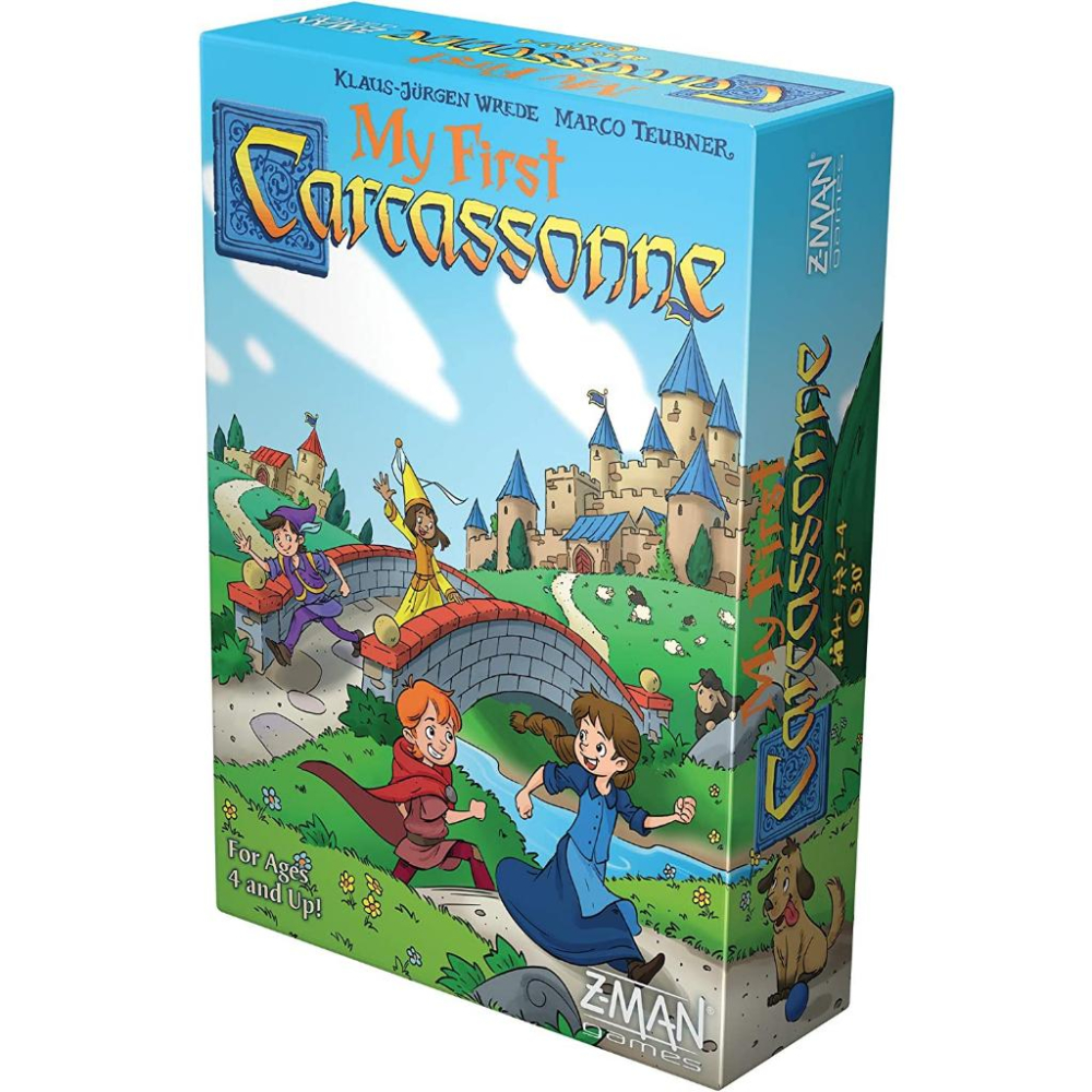 [全新現貨]正版桌遊 美國  My First Carcassonne 卡卡頌兒童版 英文版-細節圖6