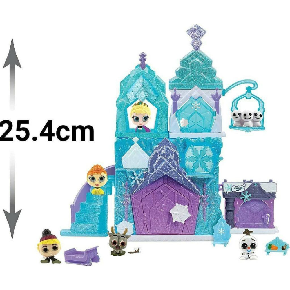 [全新未拆現貨]美國 Disney Doorables 迪士尼 疊疊城 冰雪奇緣 冰宮 疊疊屋 疊疊童話屋-細節圖3