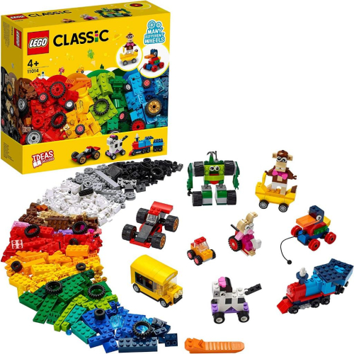 [全新未拆現貨]正版 樂高 Lego 11014 classic 經典系列 顆粒與輪子