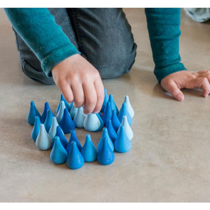 [全新在台現貨]西班牙 Grapat Mandala 雨滴 開放式遊戲 木製積木-細節圖2