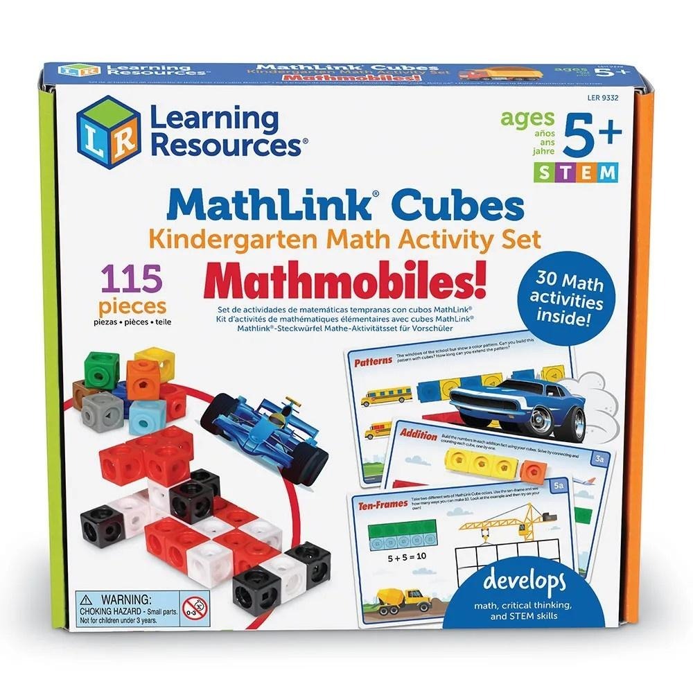 全新現貨]美國learning resources Mathlink 數學建構積木交通工具115件