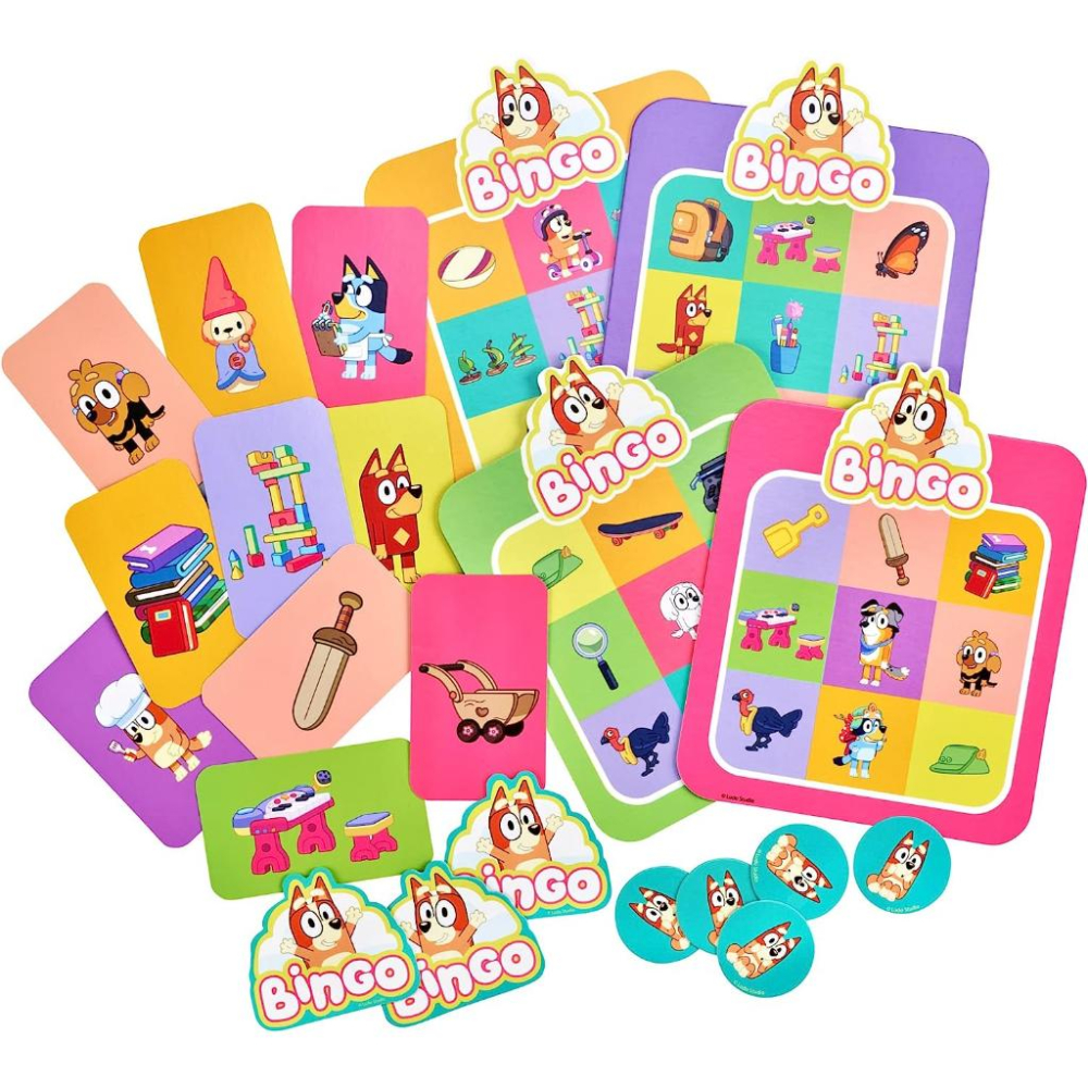 [全新在台現貨] 妙妙犬布麗 bluey Bingo 賓果遊戲 賓果 桌遊 配對遊戲-細節圖2