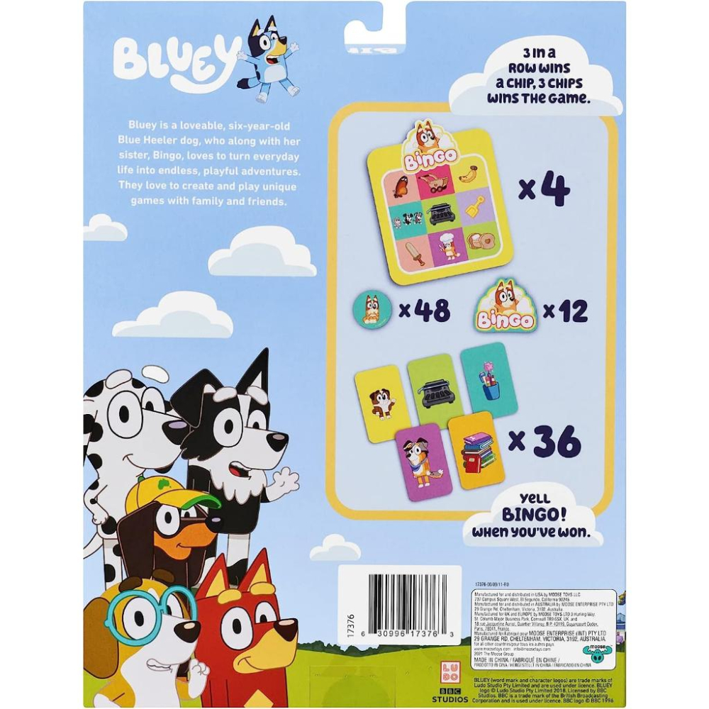[全新在台現貨] 妙妙犬布麗 bluey Bingo 賓果遊戲 賓果 桌遊 配對遊戲-細節圖3
