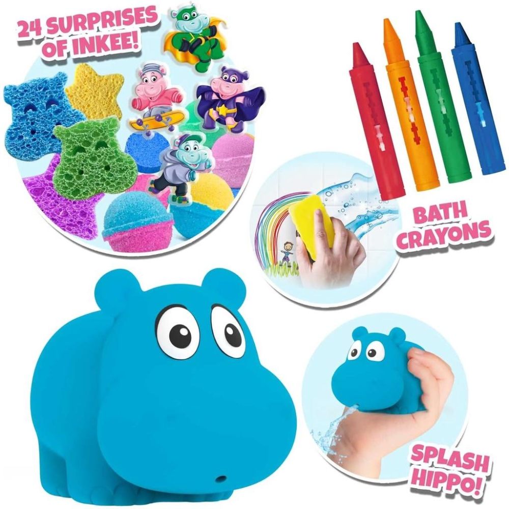 [全新在台現貨]德國 CRAZE 河馬尋寶泡泡球 聖誕日曆 降臨曆 降臨日曆 戳戳樂 聖誕倒數-細節圖5