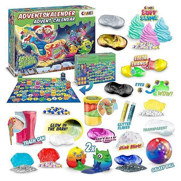 [全新在台現貨]瑕疵出清 德國 CRAZE 魔法史萊姆 聖誕降臨曆 聖誕 降臨曆 聖誕日曆  聖誕倒數 戳戳樂 史萊姆-細節圖2