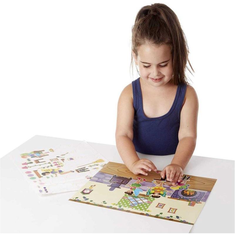 [全新未拆現貨]美國 Melissa & Doug 瑪莉莎 4入一組 可重複貼貼紙書 N次貼 靜電貼紙 遊戲書 貼紙書-細節圖5