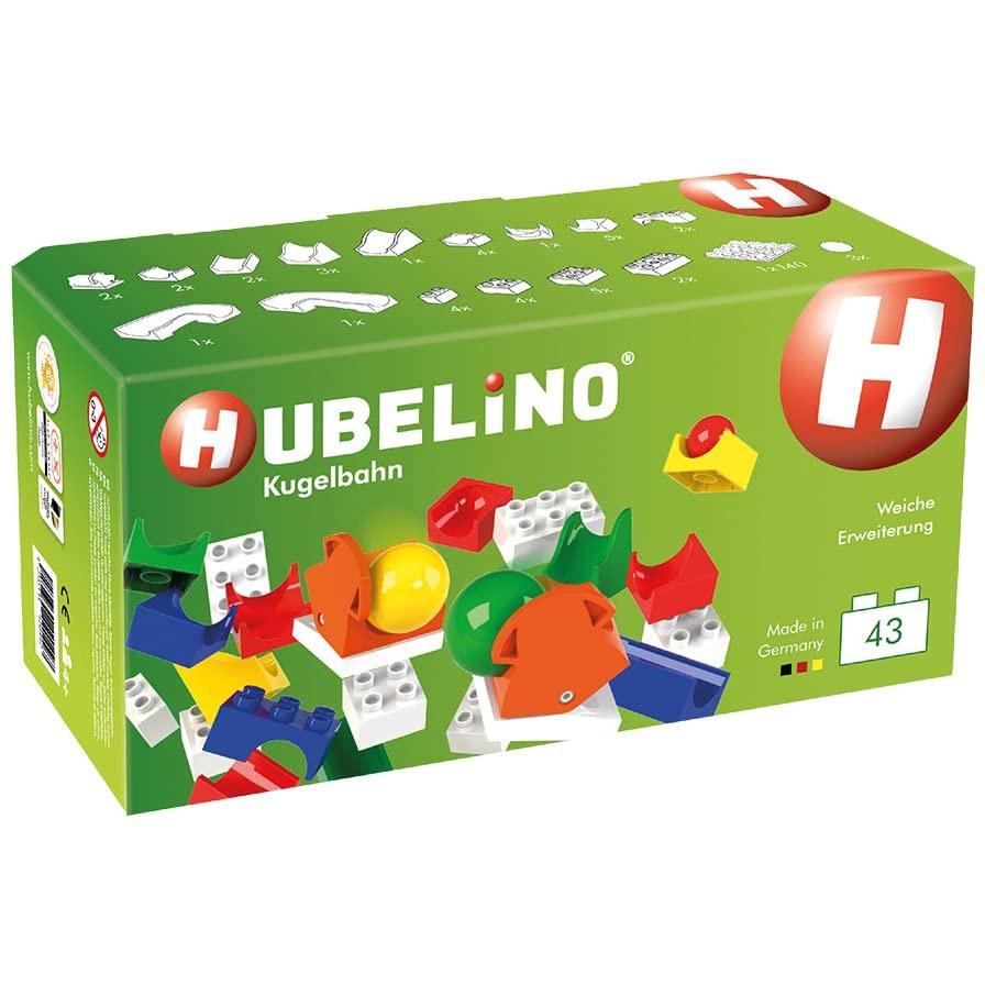 [全新現貨]德國 HUBELiNO 420497 43件組 含switch搖擺配件 軌道式積木 相容 樂高 douplo-細節圖2
