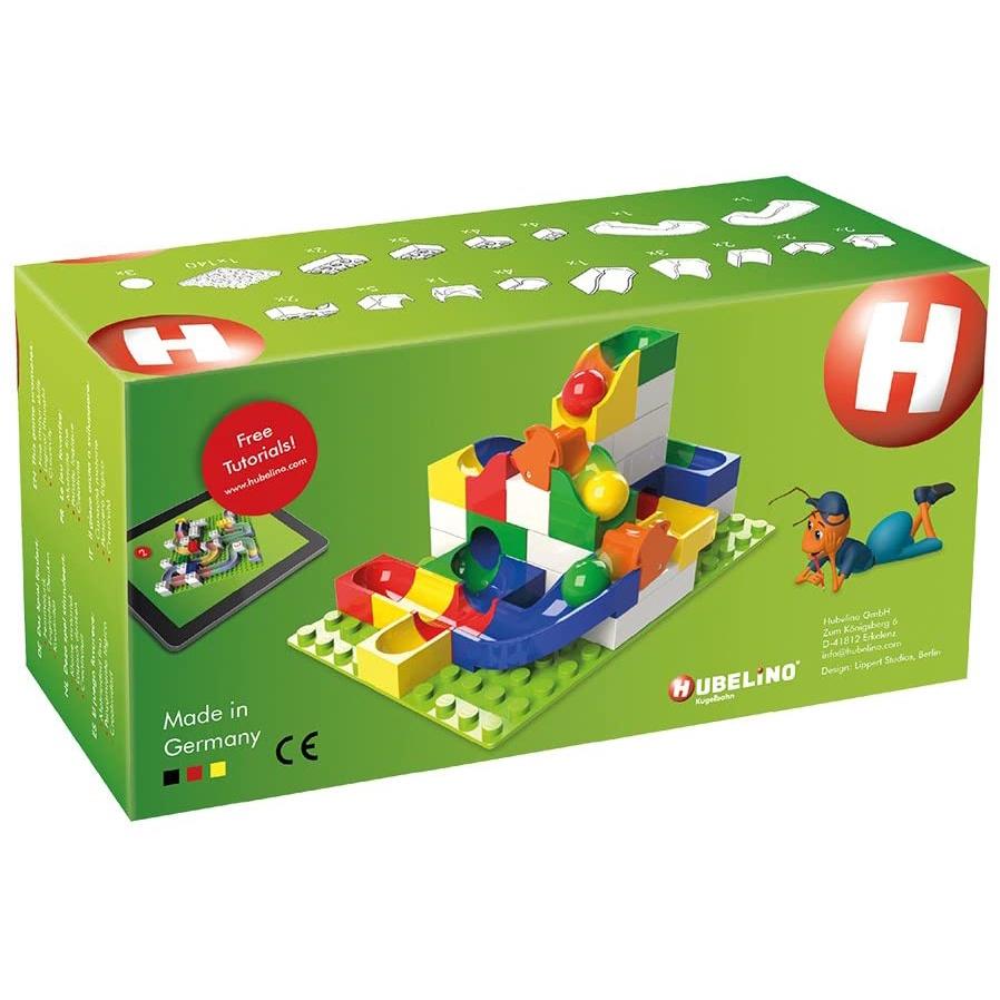 [全新現貨]德國 HUBELiNO 420497 43件組 含switch搖擺配件 軌道式積木 相容 樂高 douplo-細節圖5