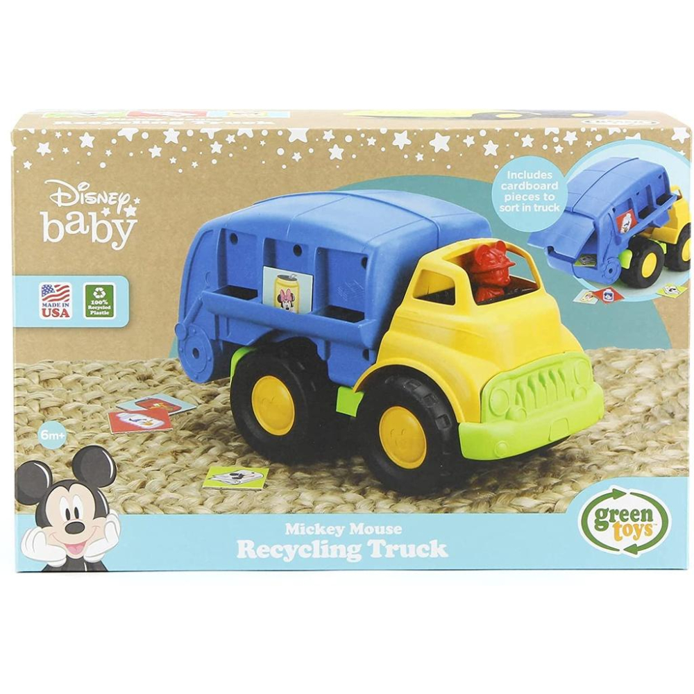 [全新未拆現貨] 美國製造 Green Toys 迪士尼 米老鼠 回收車 垃圾車 兒童玩具車-細節圖5
