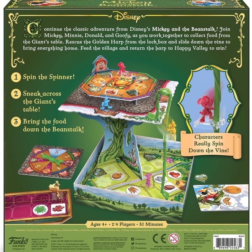 [全新未拆現貨]美國 Funko 迪士尼 米奇和魔豆 桌遊 3D立體桌遊 幼兒桌遊 DISNEY MICKEY-細節圖5