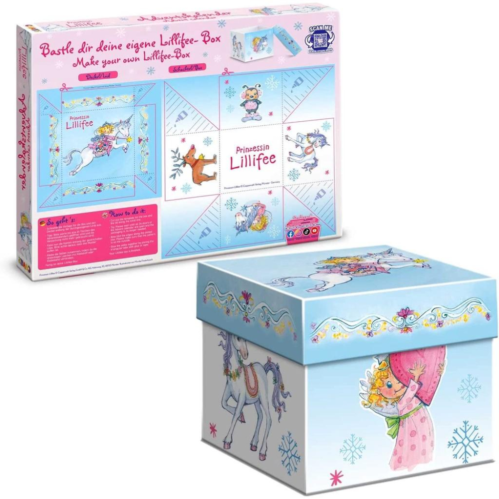 [全新在台現貨] 德國 CRAZE 莉莉菲公主 聖誕降臨曆 聖誕 降臨曆 聖誕日曆 冰雪  聖誕倒數 倒數日曆 戳戳樂-細節圖3