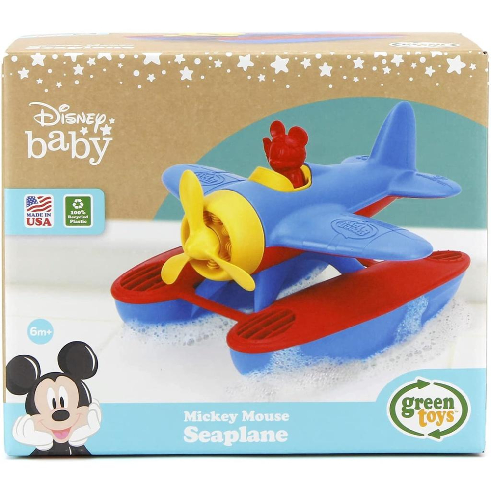 [全新未拆現貨] 美國製造 Green Toys 迪士尼 米老鼠 水上飛機 沐浴玩具 洗澡玩具 Mickey-細節圖5