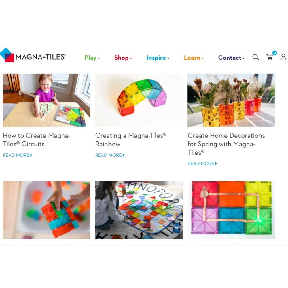 [全新未拆現貨]美國 Magna Tiles 透光彩色磁力片 100片 磁力片 磁性積木-細節圖9