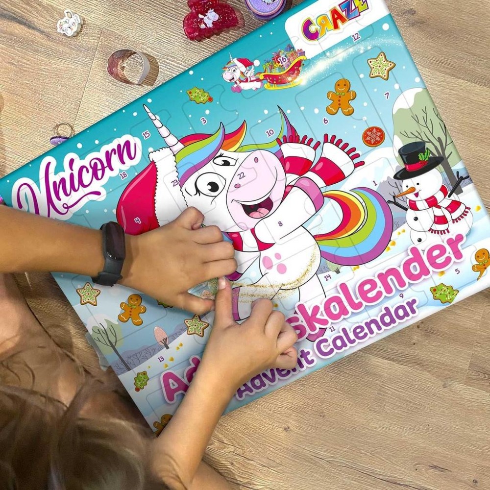 [全新在台現貨]德國 CRAZE 獨角獸 聖誕降臨曆 聖誕 降臨曆 聖誕日曆  聖誕倒數 倒數日曆 戳戳樂-細節圖4