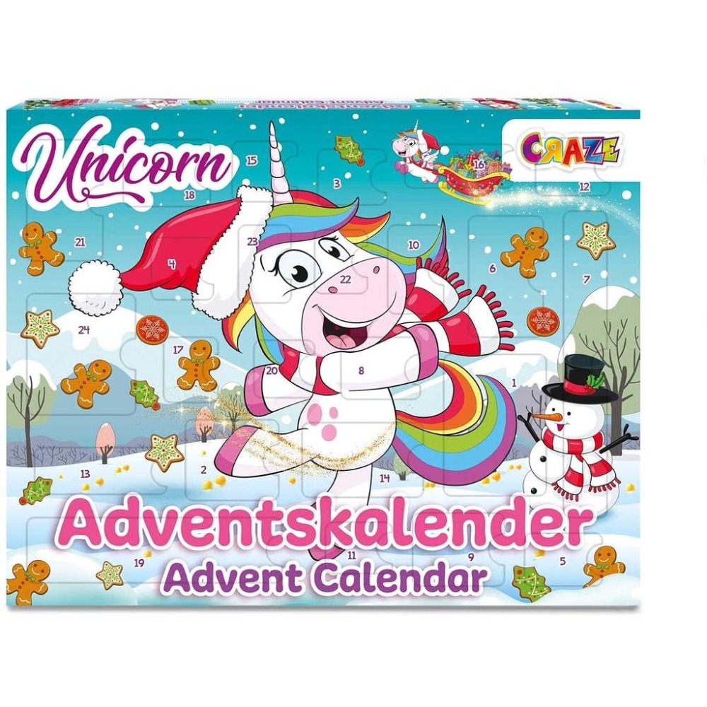 [全新在台現貨]德國 CRAZE 獨角獸 聖誕降臨曆 聖誕 降臨曆 聖誕日曆  聖誕倒數 倒數日曆 戳戳樂-細節圖5