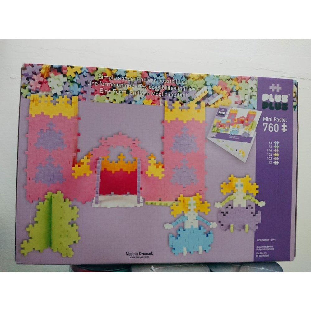 [全新未拆現貨] 丹麥 Plus-Plus 加加積木 Mini 小顆粒 夢幻系列 大城堡 760PCS 積木-細節圖2