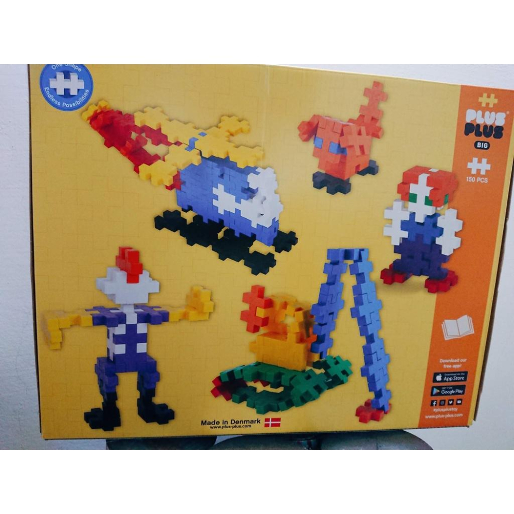 [全新未拆現貨] 丹麥 Plus-Plus 加加積木 大顆粒 彩虹系列 150PCS 大積木  積木 150件-細節圖2