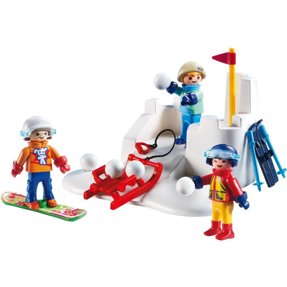 [全新未拆現貨]德國 Playmobil 摩比 9283 雪球大戰 雪世界-細節圖2