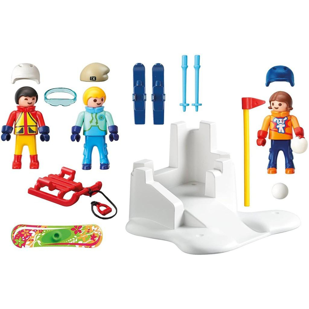 [全新未拆現貨]德國 Playmobil 摩比 9283 雪球大戰 雪世界-細節圖3